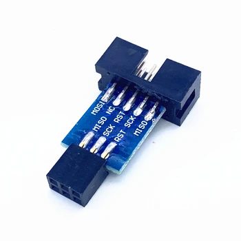 1 kom./lot 10 - pinski na 6-pinskom Ploči Adapter za AVRISP MKII USBASP STK500 Visoke Kvalitete