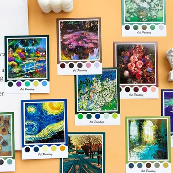 10 Listova u Boji Cvijet Točka Okrugle Ukrasne Naljepnice za Časopis Scrapbooking DIY Album Art Craft Marka Celina