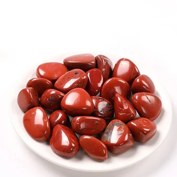 100 g Crveni Jaspis Kamen Polirane Dragulji Ljekovita Crveno Kamenje za Akvarij Pribor za Uređenje Doma