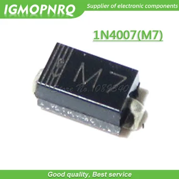 100 kom./lot SMD 1N4007 Выпрямительный diode 1A 1000 M7 Novi Originalni
