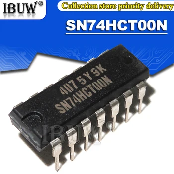 10ШТ SN74HCT00N DIP14 SN74HCT00 74HCT00N 74HCT00 DIP Integrirani sigurnosni čip