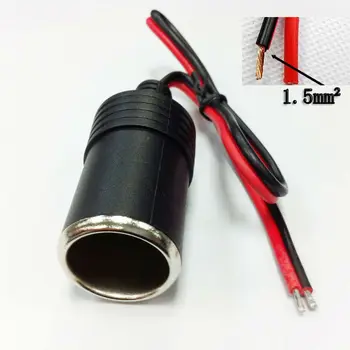 12 U Automobilski Upaljač za cigarete Utičnica Utikač Utičnica utičnica kabel je odlične kvalitete 1,5 mm2 18A 16awg