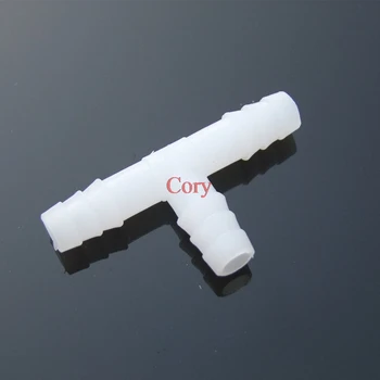 1PC Plastični Savjet za crijevo T-4 mm 6 mm 8 mm 10 mm 12 mm 16 mm Isti promjer 3 - trčanje T-spoj za Crijevo Za crijevo Plastični Komplet CZYC