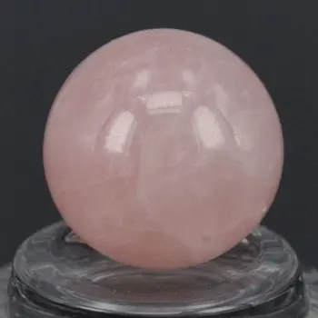 20 MM Prirodni Kamen Roza Kvarc Opseg Globus Kristalnu Kuglu Čakra Reiki Iscjeljivanje klesarsku Obrt