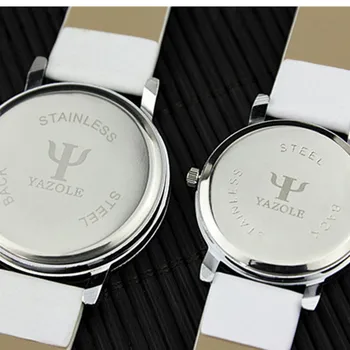 2020 Brand Yazole Sat za ljubitelje Ženske kvarcni satovi Modni ručni sat s kožnim remenčićima Ručni sat Jednostavne dizajnerske satovi