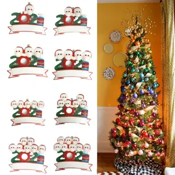 2021 Božićni Ukras Srdačan Pozdrav Smještaj Za Ukras I Dar Djeda Mraza S Maskom Personalizirane Ukrašavanje Božićnog Drvca I Sve Serije