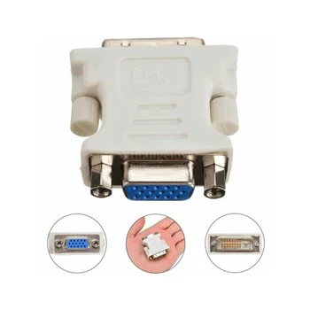 20шт DVI-D Muški NA VGA Ženski Konektor Adapter je Pretvarač VGA na DVI/24+1 Pin Konektor za VGA Ženski Adapter je Pretvarač