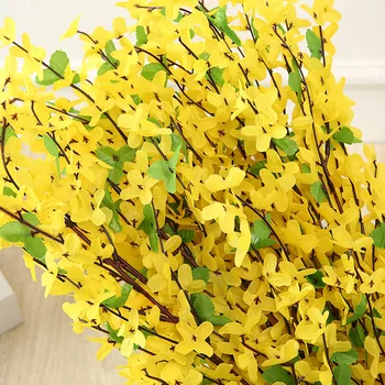 6 kom. Žuta svila cvijet 65 cm Umjetna первоцвет proljeće kućno dvorište cvjetnih dekoracija za Uskrs Buket za rođendan, Valentinovo