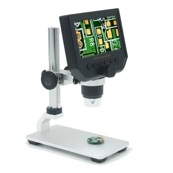 600X Digitalni Mikroskop 3,6 MP HD Mobilni Telefon E-Video Mikroskop Skladište Lemljenje pcb Popravak Povećalo Stent od aluminijske legure