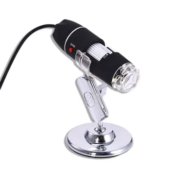 8 Led Digitalni USB Mikroskop 500X-1600X Endoskopska Kamera Mikroskopska Povećalo E-mail Монокулярный Mikroskop Sa postoljem
