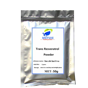 99,9% Trans-Resveratrol Sirove Prah Dodatak Za Izbjeljivanje Kože Lica Antioksidans Najbolje Radi s NMN Besplatna dostava