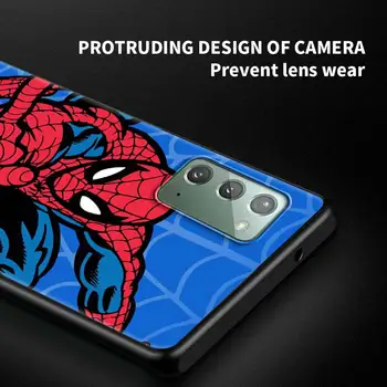 Amazing spider-Man Torbica za Samsung Note 20 10 Ultra Plus 10Lite 9 8 A51 A12 S20 FE A21s A71 A50 A52 A31 Crna Mekana Torbica za telefon