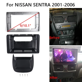 Auto Radio Media player Glavna jedinica Komplet Okvira Tabele Za NISSAN Sentra 2001-2006 Auto Stereo Nosač na ploču s Instrumentima Završiti