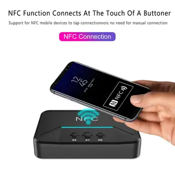 Bežični Bluetooth 5,0 Prijemnik RCA aptX LL NFC 3,5 MM Aux Priključak USB Audio Adapter Za Auto TV Računalni Zvučnici