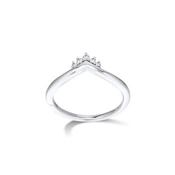CKK Srebrni Nakit 925 sterling Tijara Prsten na косточке Za žene Modni Poklon Originalni prsten od Srebra.