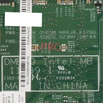 CN-0K76FX 0K76FX Za matične ploče DELL laptop Inspiron 5423 i5-3337U 11289-1 SR0XL 216-0833018 Matična ploča laptopa DDR3