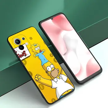 Crtani film Homer Simpson Torbica za Xiaomi Mi 11 10 T 10 Lite 10 T Pro 11 T 5 G 9 T Napomena 10 Lite Silikon Meke Torbe Torbica Funda