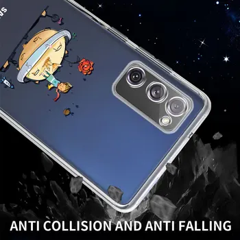 Crtani film Mali Princ Prozirni Poklopac za Samsung Galaxy S20 FE S21 Ultra 5 G S10 S9 S8 Plus S10e Soft Prozirna Torbica za telefon Coque