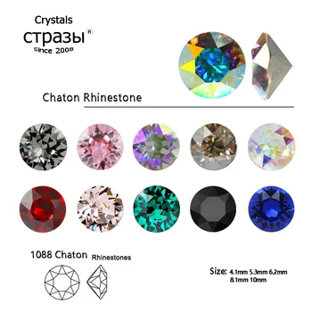 CTPA3bI Crystal 10 kom. 5,3 mm Rhinestones Rhinestones Ovalno Kamenje i Staklene Perle Sjajna Kamenje Za Odjeću Pribor za Ukras