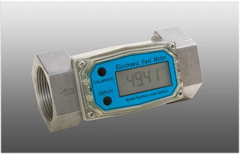 Digitalni mjerač protoka veličine 1 centimetar i 18,9~190 L/min Lokalni LCD zaslon baterijski Mjerač mjerač protoka dizel ulja