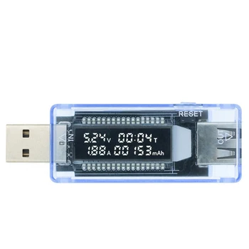 Digitalni USB-Tester struje i napona Punjač za telefon, Mjerač snage, Mjerač napunjenosti, Voltmetar, Ampermetar, Detektor, Monitor, Alati