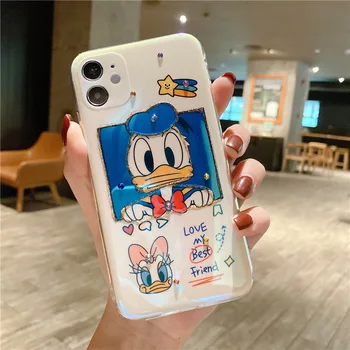Disney Donald Duck Blu-ray All inclusive Mekana Torbica za iPhone 11 Pro Max XS XR Max 7 8 Plus X SE Stražnji poklopac telefona s punim tijelom