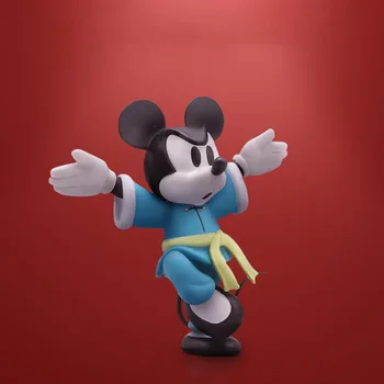 Disney Slijepa Kutija Kung-Fu Mickey Mouse Figurica Model Igračke Sretan Kutija Wing Chun Automobil Stol Ukras Lik u Kineskom Stilu Igračka