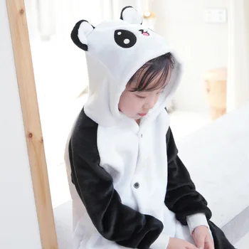 Dječje пижама sa životinjama Onsie Dječje пижама Panda Tigar Zebra Пижама za djevojčice i dječake spavaćica Anime Cosplay Odijelo Majica Tkanina