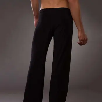 Duge hlače za joge Gospodo Slobodan hlače za trčanje u cijeloj dužini Svakodnevne muške čvrste hlače za joge s tie Kućna odjeća Slobodan пижамные hlače