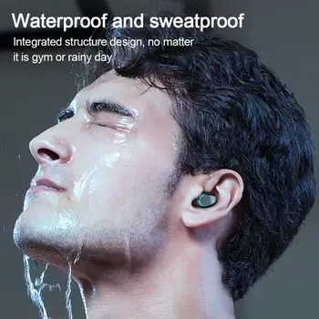 F9-6 Cilindarski TWS Sportske Vodootporne Slušalice Bežične Slušalice Bluetooth kompatibilne Slušalice 300 mah Banka Hrane Bežične Slušalice