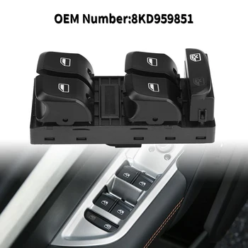 Glavni Prekidač podizača Prozora za Audi A4 S4 B8 2007-2011 Q5 2009-2011 8KD 959 851 Automatski Automobil na Električni Prekidač podizača Prozora