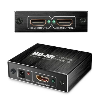 HD-MI 2.0 Razdjelnik HDR 1x2 HD-MI 2.0 Razdjelnik 4K 60 Hz (YUV4:2:0) HDCP 1.4 Razdjelnik HD-MI 2.0 1 2 Za Blu-ray DVD PS4 i XBOX