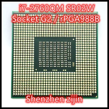 I7-2760QM i7 2760QM SR02W 2,6 Ghz Quad core Восьмипоточный procesor 6 M 45 W Priključak G2 / rPGA988B