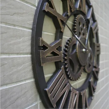 Industrijska oprema Zidni satovi Retro MDL Zidni sat u stilu Industrijske ere soba Dekor Zidni Sat Zidni Sat Reloj u odnosu Na Horloge Clok