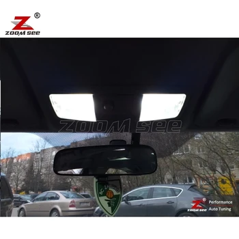 Istosmjerna Struja Bijela Canbus LED Komplet Interijera 6 kom. Za 2007-2019 Nissan Tiida C11 C12 C13 Automobil Registarske pločice Svjetlo Prtljažnika