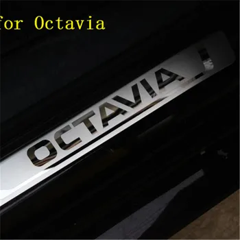 Izvorni tvornica ploča od nehrđajućeg čelika/Prag prag Maska praga prag za-2019 Škoda Octavia A7