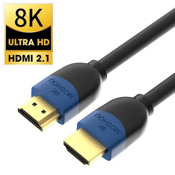 Kabel MOSHOU HDMI 2.1 za PS5 RTX 3080 HDMI Kabel 8/60 Hz 4 Do/120 Hz 48 Gbit / s HD na Žici 8 za Xbox Serije X RTX3070 Cabo