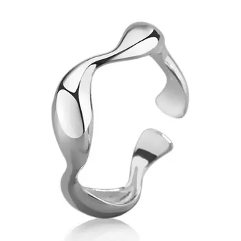 Korejski Otvorene Podesiva Veliki Lanac Prstena za prste za žene Vjenčani Prsten, Nakit POKLON za Valentinovo
