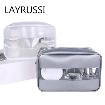 LAYRUSSI Modni Vodootporan prozirni kozmetikom Prometna косметичка za šminkanje Toaletne potrepštine Organizator Prozirna vrećica za pohranjivanje Kozmetikom za pranje