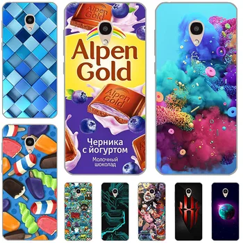 Meke silikonske navlake za telefon Alcatel 1C 2018 5009A 5009D Stražnji poklopac je od mekog materijala sa po cijeloj površini i cvjetnim uzorkom u stilu