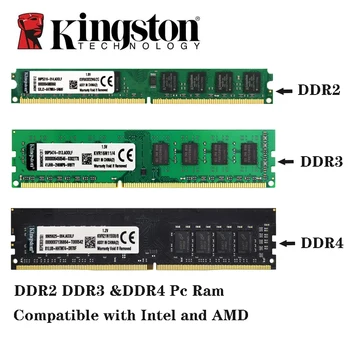 Memorija PC-Kingston Ram memorija je memorijski Modul Stolno računalo 1 GB 2 GB PC2 DDR2 667 800 1333 na 1600 Mhz UDIMM PC3 12800U 4 GB DDR3 8gb ram-a