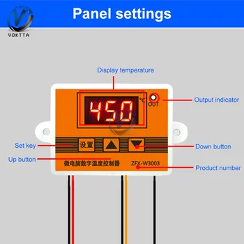 Mikrokontroler Temperature W3003 Termostat Termostat za Grijanje i Hlađenje Prediktivni Regulator Temperature Vode u Inkubatoru