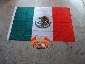 Nacionalna zastava Meksika, polistiren,120*180 cm,Anti-UV,Digitalni tisak,zastava kralja,banner zemlje Meksiko