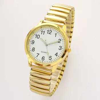 Najbolje trend zlato muški sat od nehrđajućeg čelika modni svakodnevne jednostavne vodootporan muški ženski sat za parove pokloni