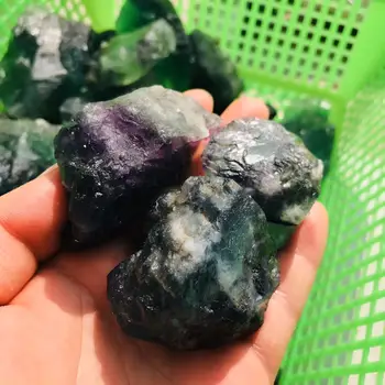 Neobrađeni Prirodni Kristalni Kamen Fluorit Kvarc Grubo Dragulj 500 g za zacjeljivanje