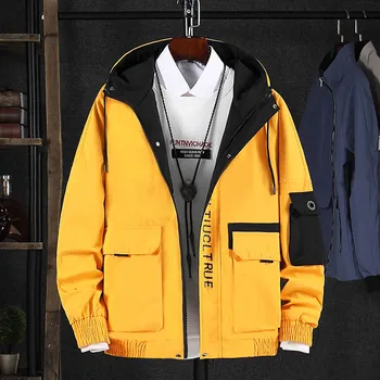 Nova branded muška zimska jakna sa moderan dizajn Kaput s kapuljačom i Casual jakne jesen odjeća Kaputi Muških Veliki Veličina M-5XL