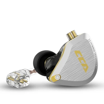 Nova Metalna Slušalica CCA C12 5BA+1DD Hibridni 12 jedinica HIFI Woofera Slušalice Slušalice s Monitorom Slušalice S redukcijom šuma Slušalice KZ E10