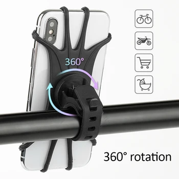 Novi Okretljivi za 360° Držač mobilnog telefona za bicikl Podesivi Držač za bicikl Đonovi stalak za telefon MTB Bicikl nosač