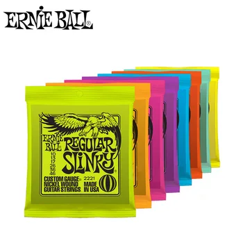 Originalne Žice za električnu gitaru Ernie Ball Super Slinky 009 010 s Nikla Likvidacija 6-String Gitare Za Pribor za električnu gitaru
