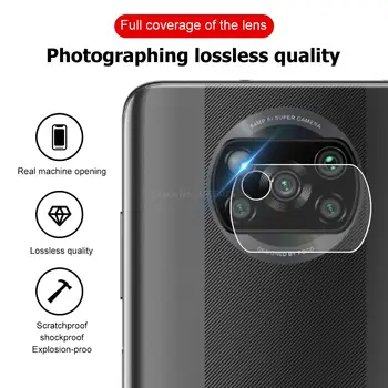 Potpuna Pokrivenost Zaštitnik Objektiva Za Xiaomi Poco Pro X3 X3 NFC Prozirno Staklo Kamere Za Xiaomi Poco M3 Pro F3 Tvrdoća Stakla Objektiva